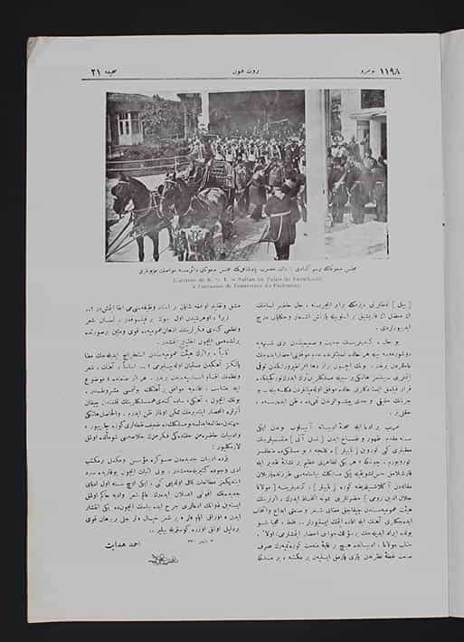 Servet-i Fünun Osmanlıca Dergi - Meclis'i Mebusan  - Goben Zırhlısı