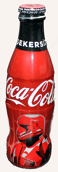 Coca-Cola Starwars filmi koleksiyon şişesi