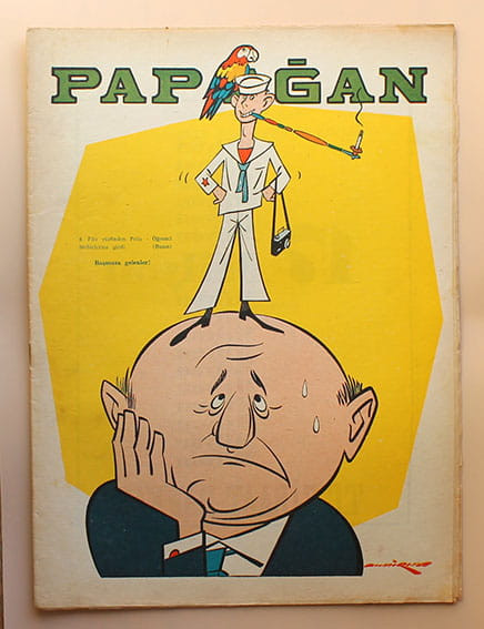 Papağan Siyasi Mizah Dergisi - 6. Filo Kapaklı