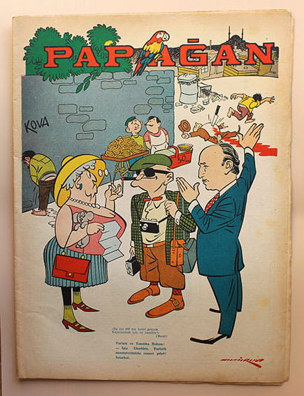 Papağan Siyasi Mizah Dergisi - 600 bin turist gelecek kapaklı