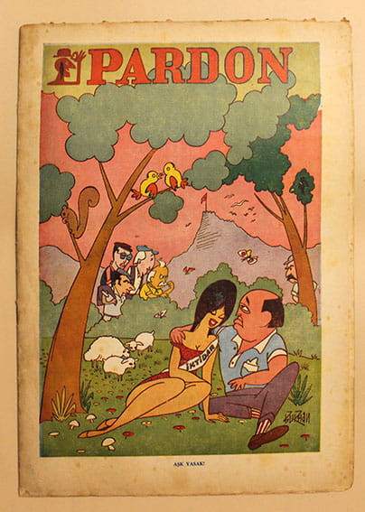 Pardon Siyasi Mizah Dergisi - Demirel İktidar Yan Yana kapaklı - 1968