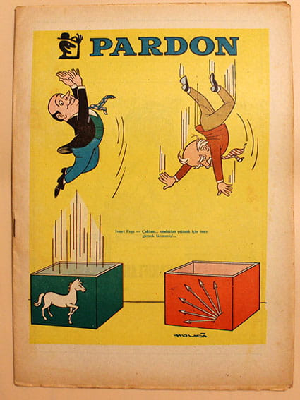 Pardon Siyasi Mizah Mecmuası - Demirel -İnönü - 1968